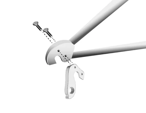 Marwi UNION GH-166 derailleur hanger assembly drawings