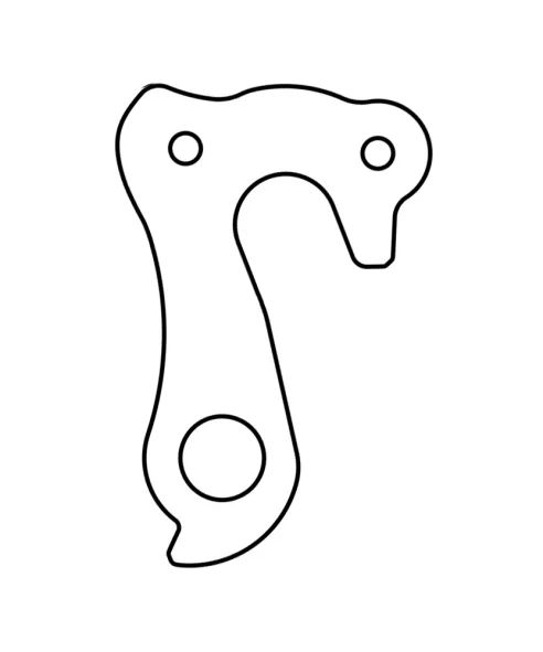 Marwi UNION GH-167 derailleur hanger rear drawings