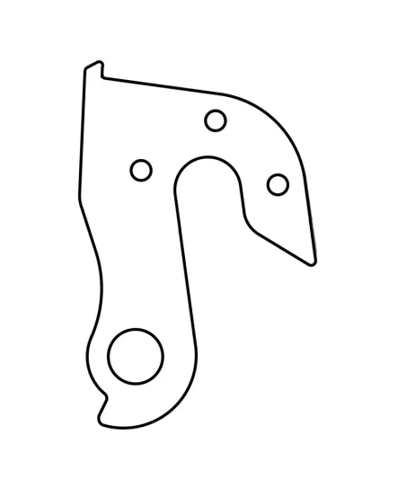 Marwi UNION GH-168 derailleur hanger rear drawings