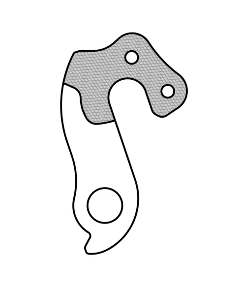 Marwi UNION GH-170 derailleur hanger front drawings