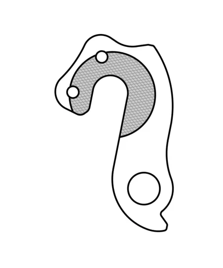 Marwi UNION GH-170 derailleur hanger rear drawings