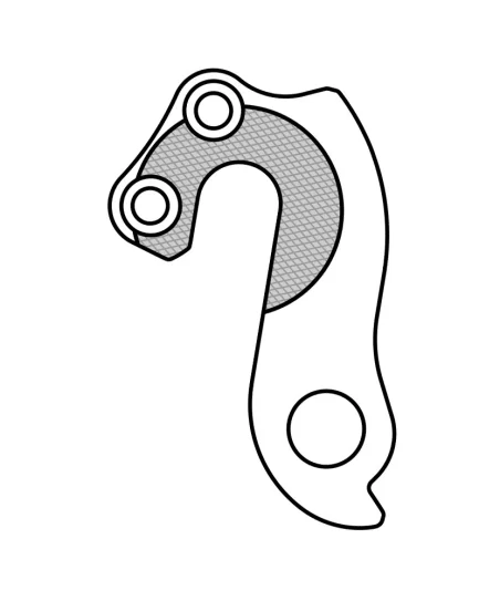 Marwi UNION GH-171 derailleur hanger rear drawings