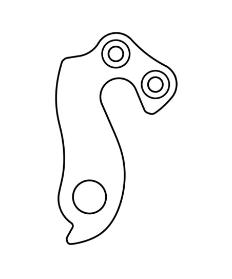 Marwi UNION GH-172 derailleur hanger rear drawings