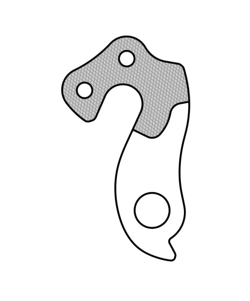 Marwi UNION GH-172 derailleur hanger front drawings
