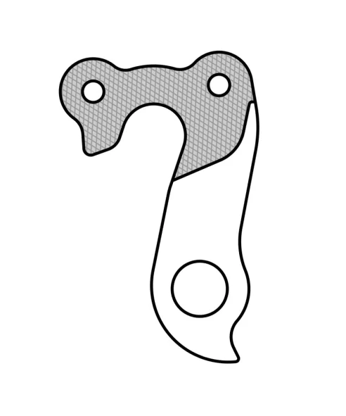Marwi UNION GH-173 derailleur hanger front drawings