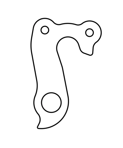 Marwi UNION GH-173 derailleur hanger rear drawings