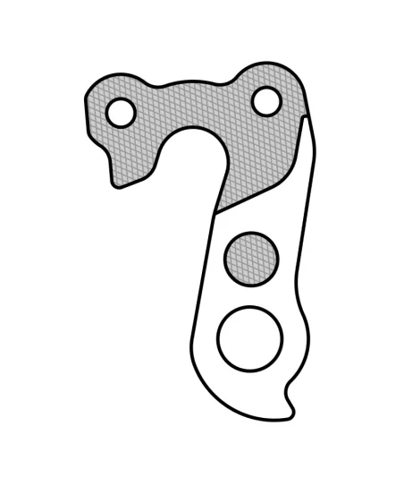 Marwi UNION GH-174 derailleur hanger front drawings
