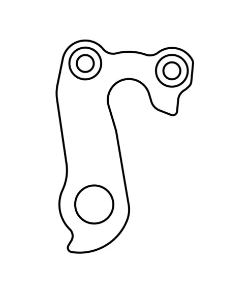 Marwi UNION GH-174 derailleur hanger rear drawings