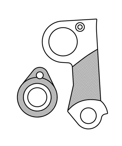 Marwi UNION GH-175 derailleur hanger front drawings