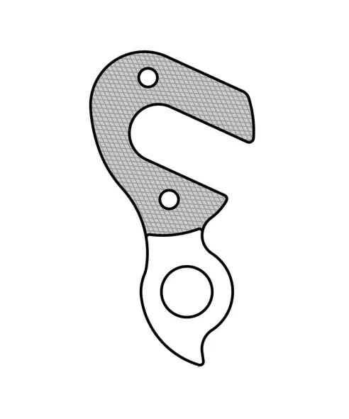 Marwi UNION GH-177 derailleur hanger front drawings