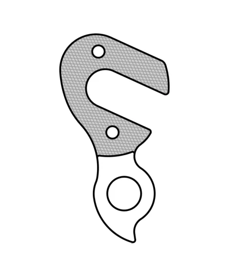 Marwi UNION GH-177 derailleur hanger front drawings