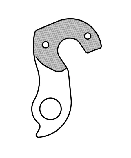 Marwi UNION GH-179 derailleur hanger front drawings