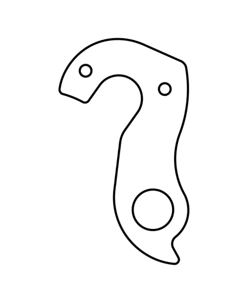 Marwi UNION GH-179 derailleur hanger rear drawings