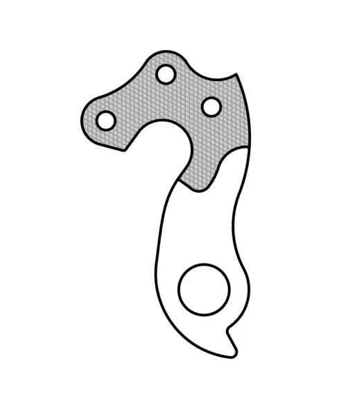 Marwi UNION GH-180 derailleur hanger front drawings