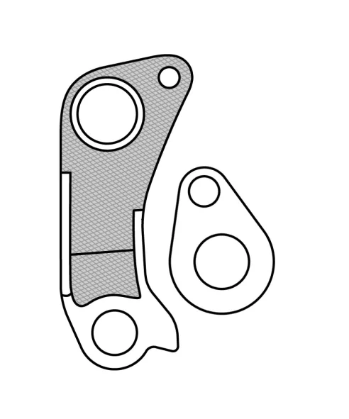 Marwi UNION GH-181 derailleur hanger front drawings