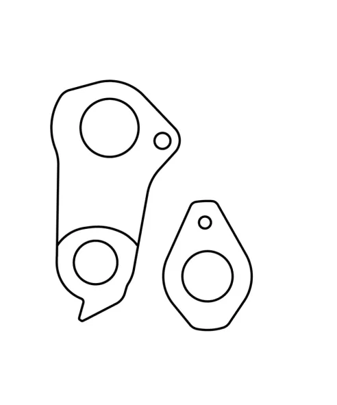 Marwi UNION GH-183 derailleur hanger rear drawings