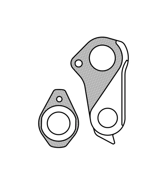 Marwi UNION GH-183 derailleur hanger front drawings