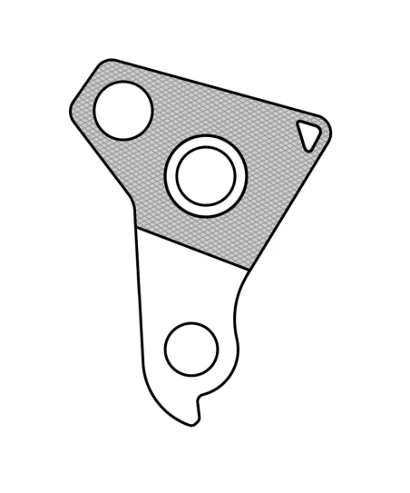 Marwi UNION GH-184 derailleur hanger rear drawings