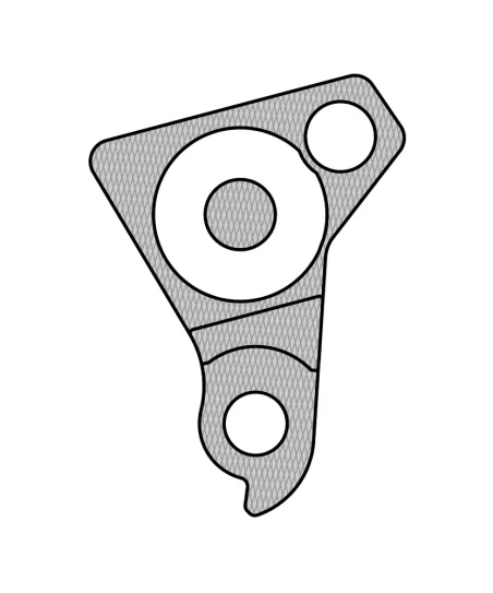 Marwi UNION GH-184 derailleur hanger front drawings