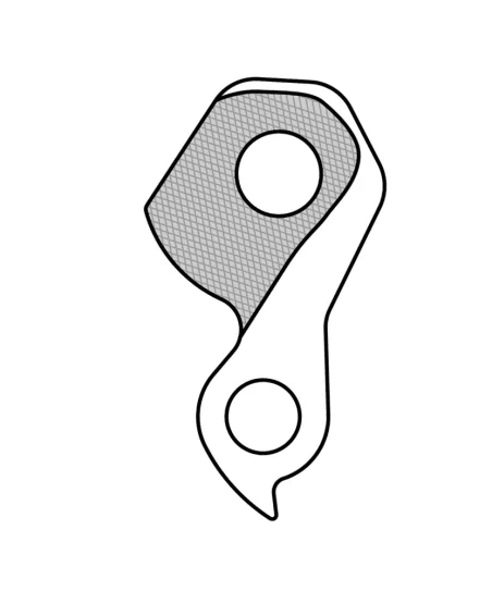 Marwi UNION GH-189 derailleur hanger front drawings