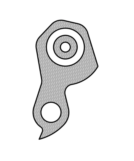 Marwi UNION GH-190 derailleur hanger rear drawings