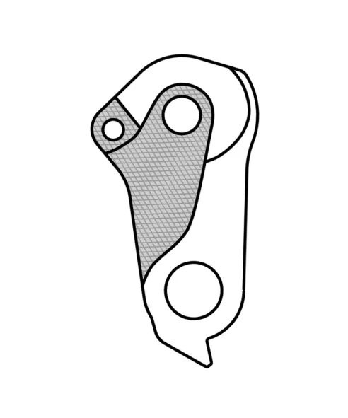 Marwi UNION GH-191 derailleur hanger front drawings