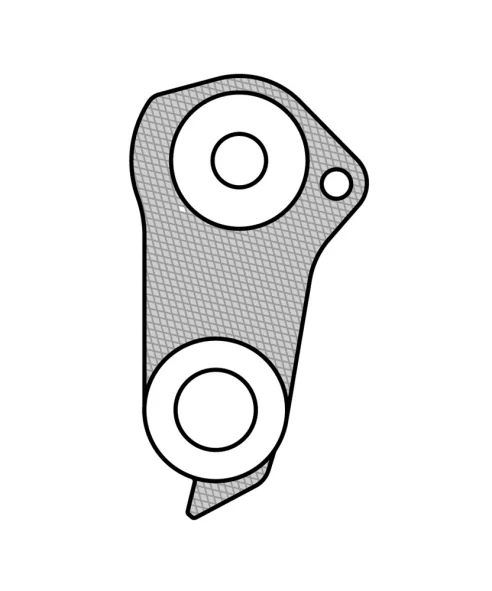 Marwi UNION GH-191 derailleur hanger rear drawings