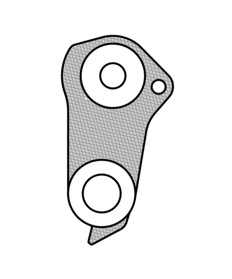 Marwi UNION GH-191 derailleur hanger rear drawings
