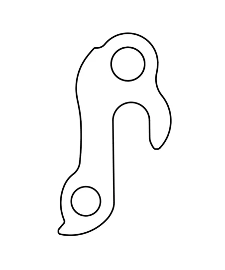 Marwi UNION GH-200 derailleur hanger rear drawings