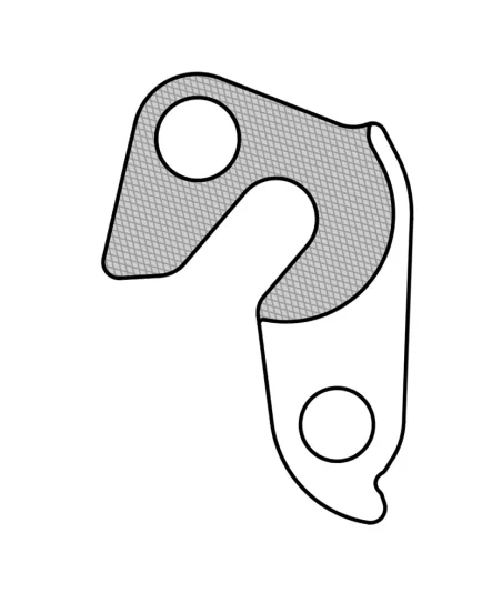 Marwi UNION GH-202 derailleur hanger front drawings Marwi UNION GH-202 derailleur hanger front drawings