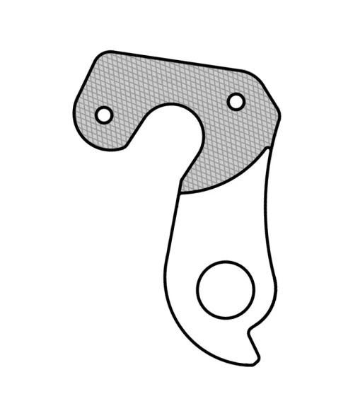 Marwi UNION GH-203 derailleur hanger front drawings