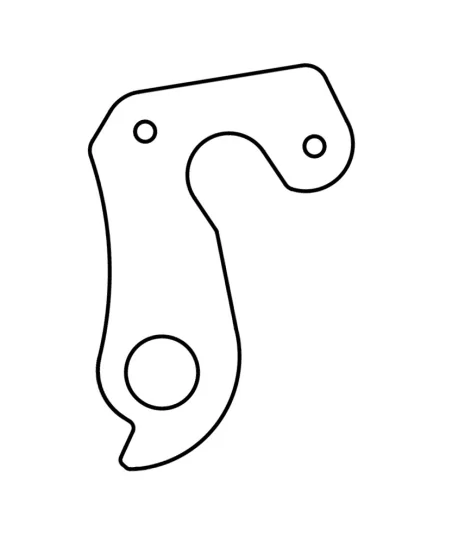 Marwi UNION GH-203 derailleur hanger rear drawings