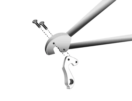 Marwi UNION GH-204 derailleur hanger assembly drawings