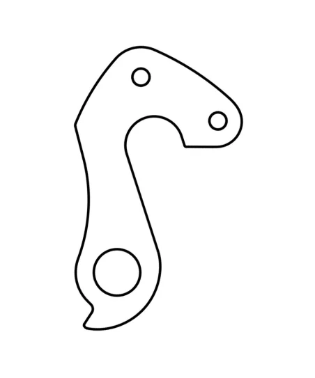 Marwi UNION GH-204 derailleur hanger rear drawings