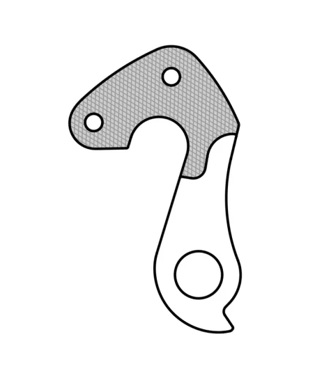 Marwi UNION GH-204 derailleur hanger front drawings