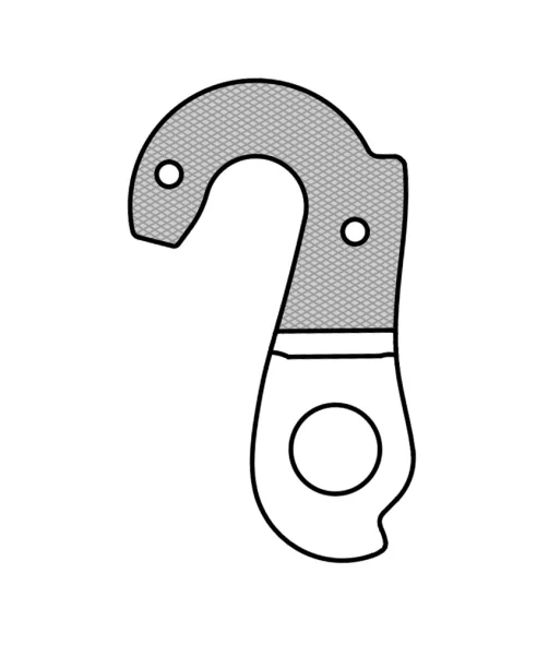 Marwi UNION GH-209 derailleur hanger front drawings