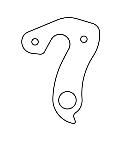 Marwi UNION GH-210 derailleur hanger rear drawings