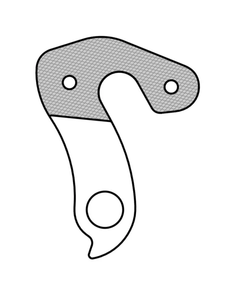 Marwi UNION GH-210 derailleur hanger front drawings