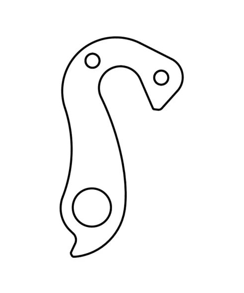 Marwi UNION GH-211 derailleur hanger rear drawings