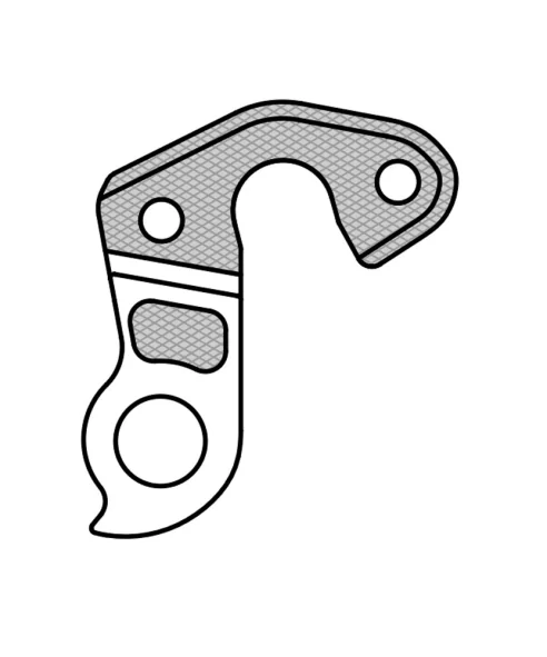 Marwi UNION GH-212 derailleur hanger rear drawings