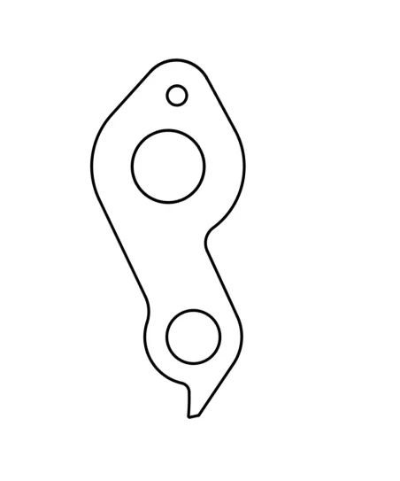 Marwi UNION GH-214 derailleur hanger rear drawings