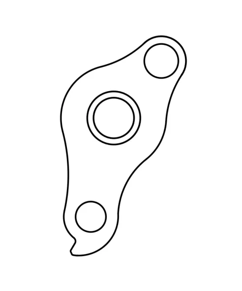 Marwi UNION GH-215 derailleur hanger rear drawings