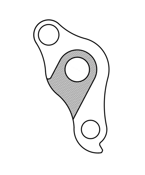 Marwi UNION GH-215 derailleur hanger front drawings