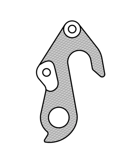 Marwi UNION GH-216 derailleur hanger rear drawings
