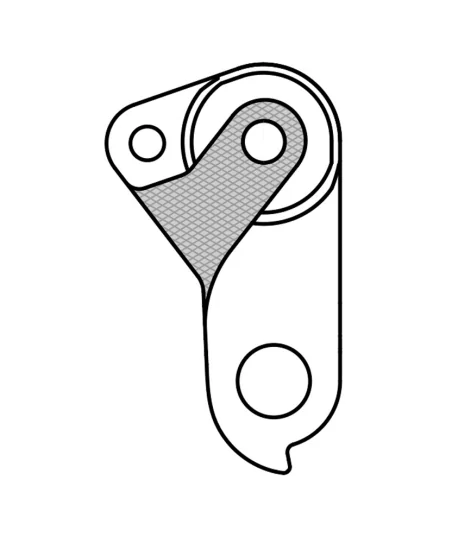 Marwi UNION GH-217 derailleur hanger front drawings
