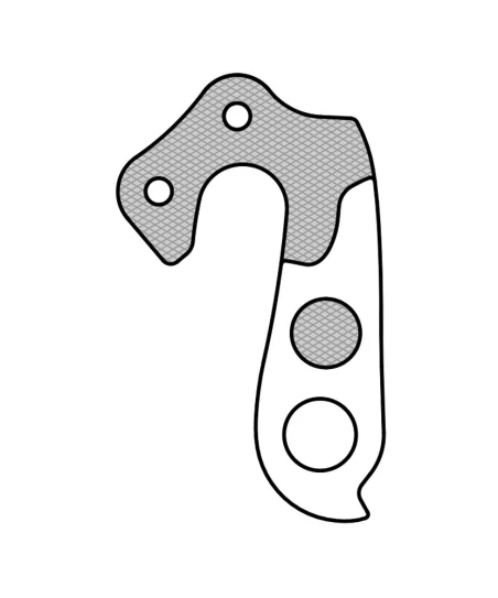 Marwi UNION GH-219 derailleur hanger front drawings