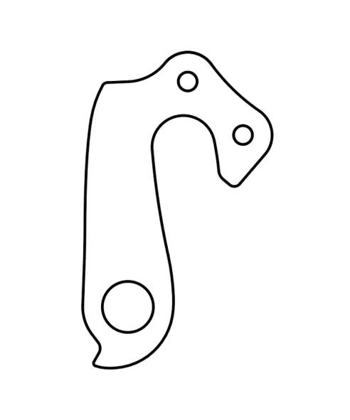 Marwi UNION GH-219 derailleur hanger rear drawings