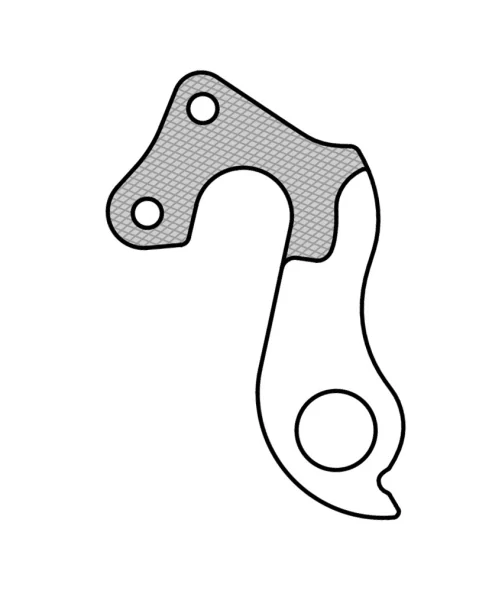 Marwi UNION GH-220 derailleur hanger front drawings