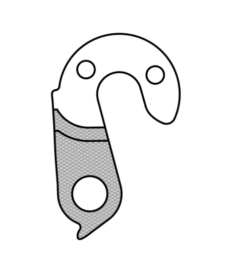 Marwi UNION GH-221 derailleur hanger front drawings