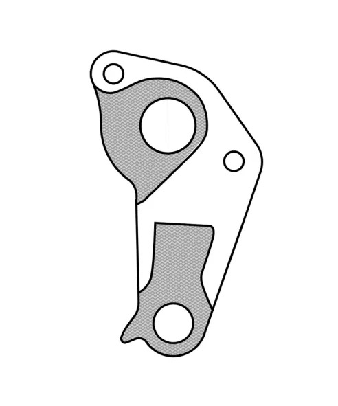 Marwi UNION GH-222 derailleur hanger rear drawings